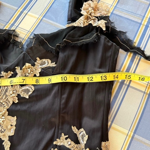 ♠️ MANDALAY GOLD LACE EMBROIDERY CORSET ♠️ - Picture 10 of 15